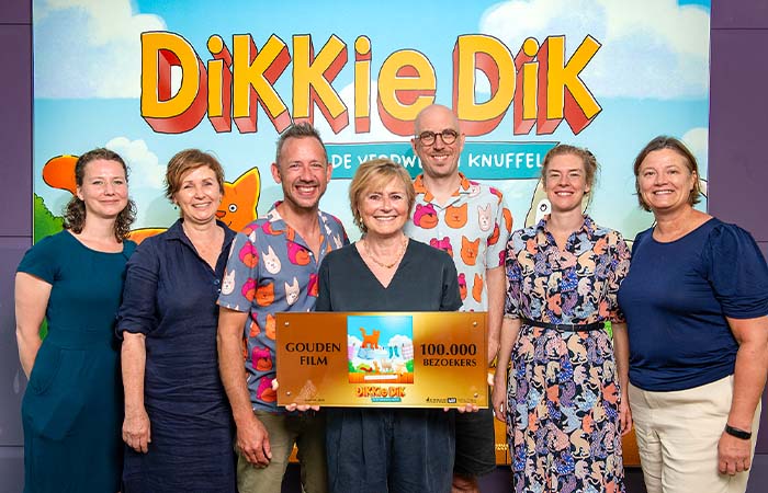 Gouden Film voor Dikkie Dik en de Verdwenen Knuffel