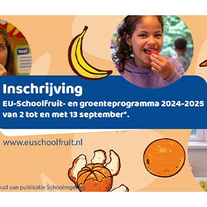 Inschrijving EU-Schoolfruit in september