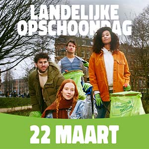 Landelijke Opschoondag komt er weer aan op 22 maart